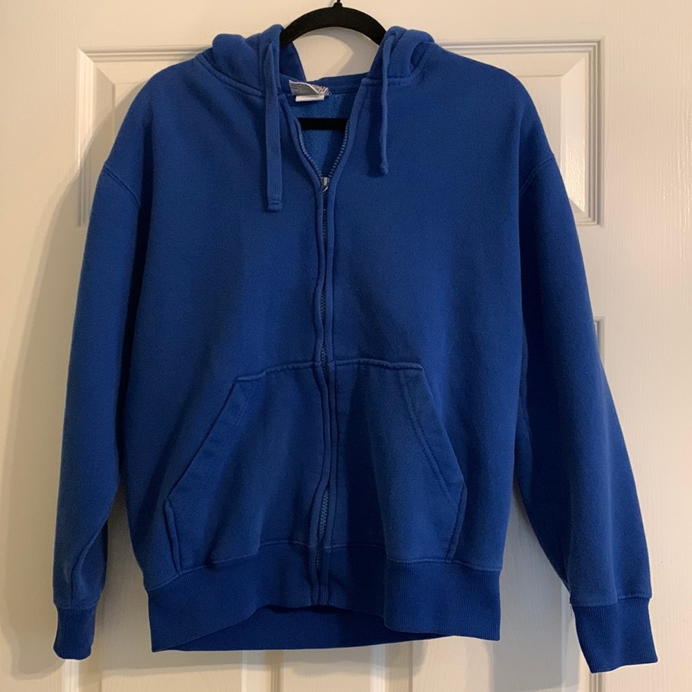 King Sportswear Royal Blue Zip Up Hoodie